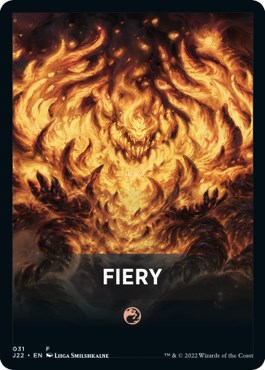 Fiery Theme Card [Jumpstart 2022 Front Cards] | Total Play