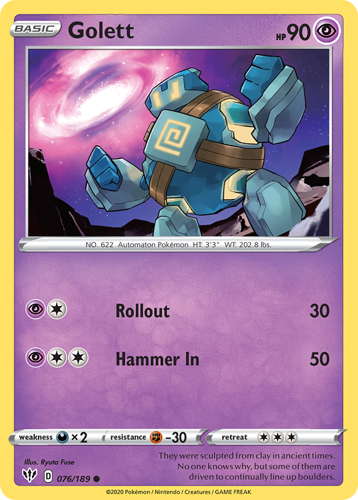 Golett (076/189) [Sword & Shield: Darkness Ablaze] | Total Play