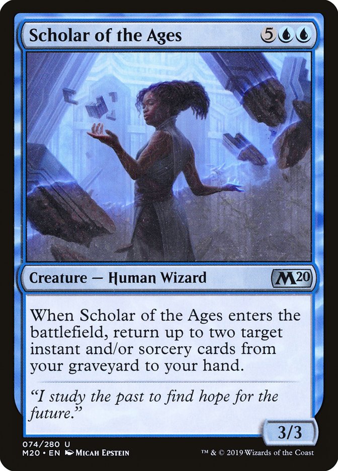 Scholar of the Ages [Core Set 2020] | Total Play