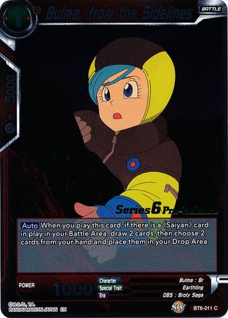 Bulma, from the Sidelines (BT6-011_PR) [Destroyer Kings Prerelease Promos] | Total Play