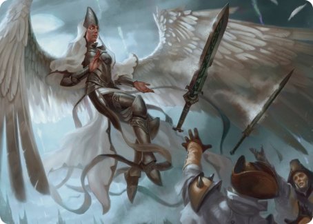 Angelic Quartermaster Art Card [Innistrad: Crimson Vow Art Series] | Total Play