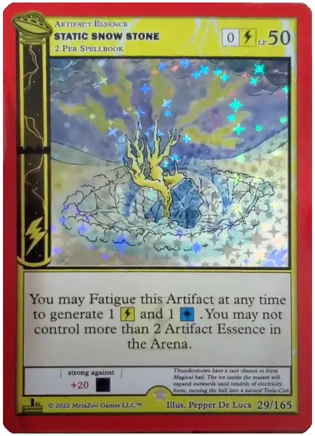 Static Snow Stone [Cryptid Nation: UFO First Edition] | Total Play