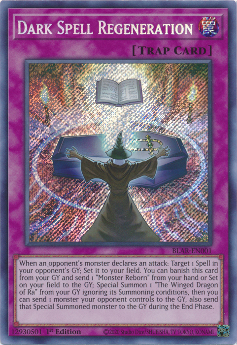 Dark Spell Regeneration [BLAR-EN001] Secret Rare | Total Play