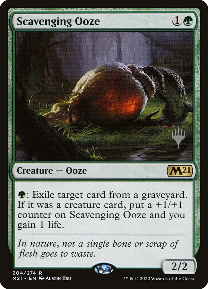 Scavenging Ooze (Promo Pack) [Core Set 2021 Promos] | Total Play