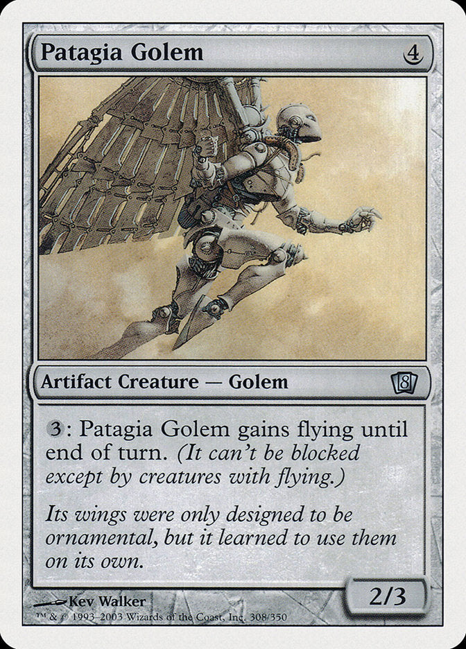 Patagia Golem [Eighth Edition] | Total Play