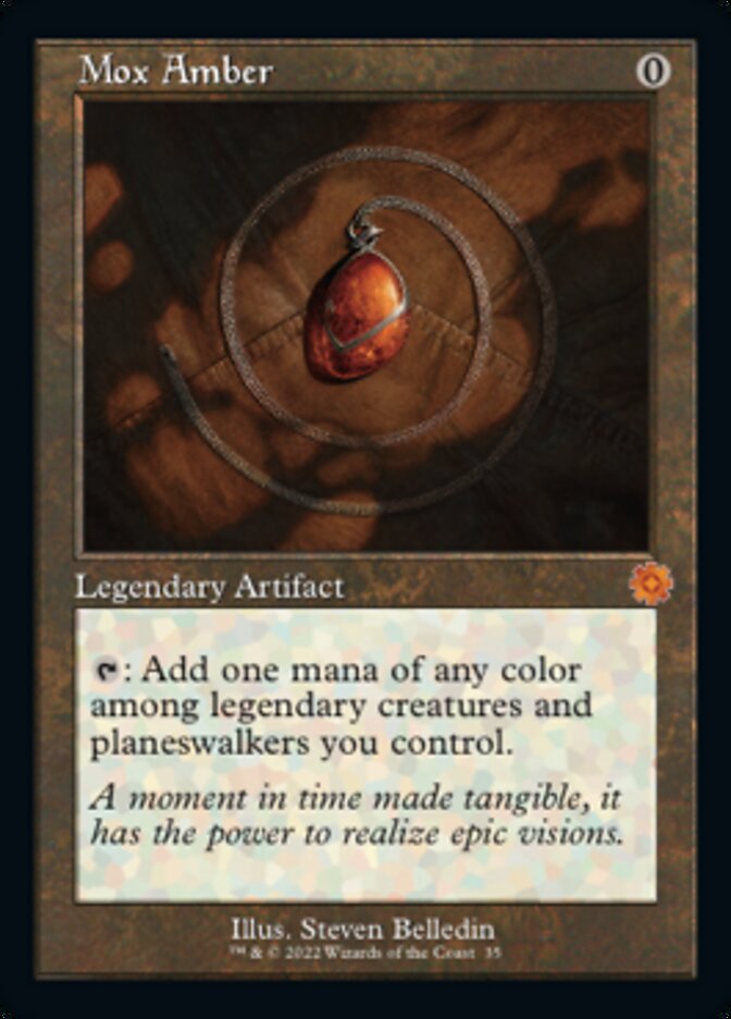 Mox Amber (Retro) [The Brothers' War Retro Artifacts] | Total Play