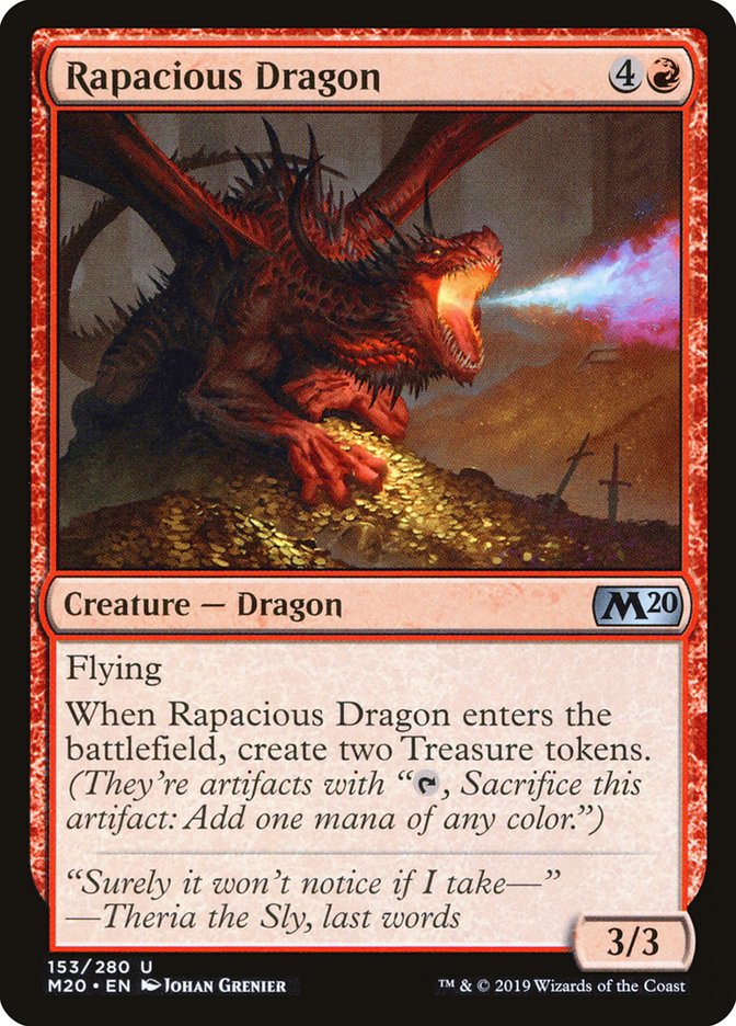 Rapacious Dragon [Core Set 2020] | Total Play