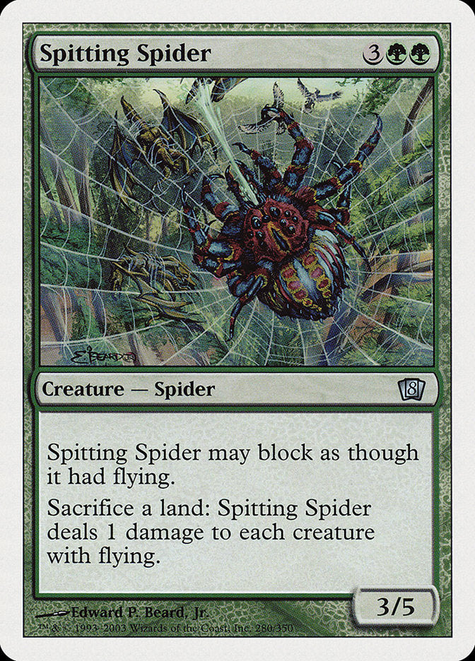 Spitting Spider [Eighth Edition] | Total Play