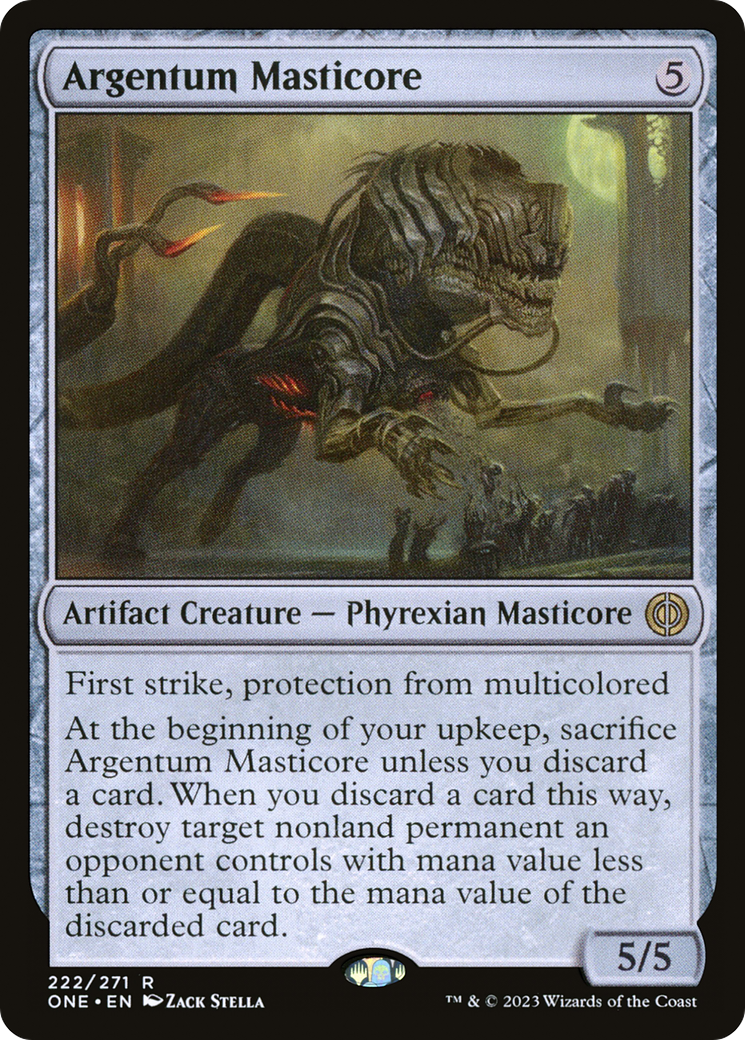 Argentum Masticore [Phyrexia: All Will Be One] | Total Play