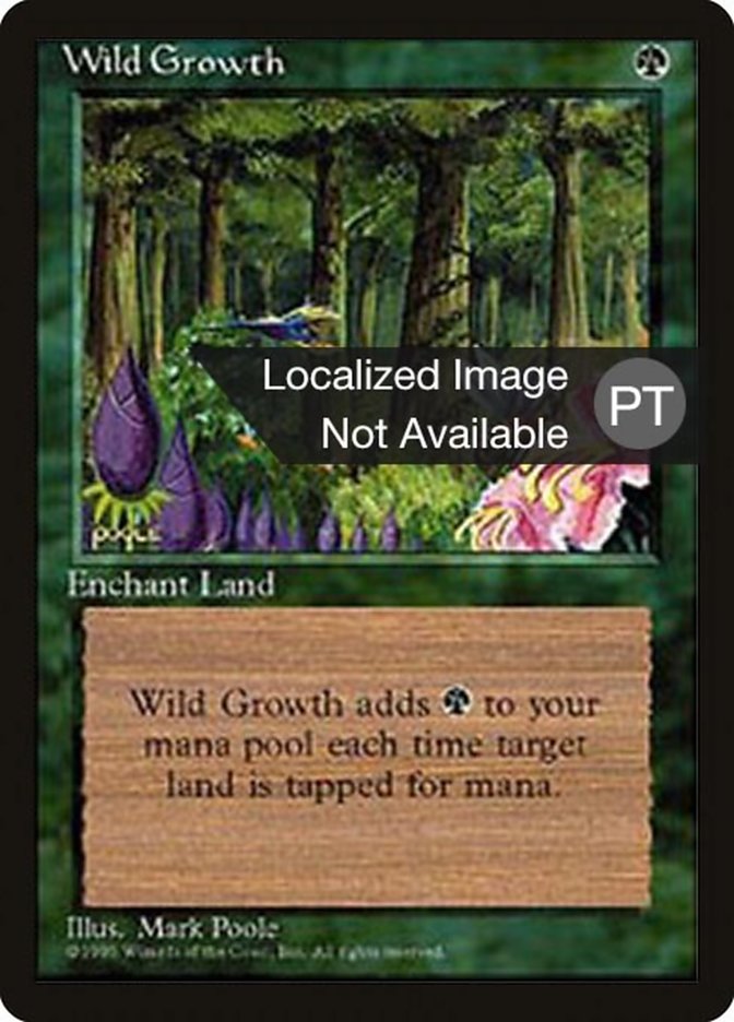Wild Growth [Fourth Edition (Foreign Black Border)] | Total Play