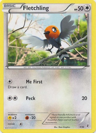 Fletchling (1/30) [XY: Trainer Kit 1 - Bisharp] | Total Play