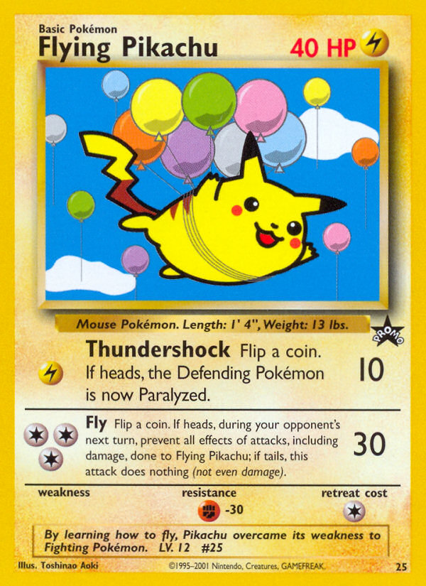 Flying Pikachu (25) [Wizards of the Coast: Black Star Promos] | Total Play