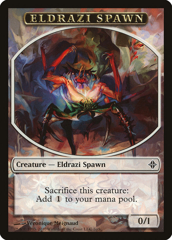 Eldrazi Spawn Token (1c/5) [Rise of the Eldrazi Tokens] | Total Play