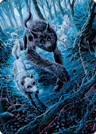Untamed Pup Art Card [Innistrad: Midnight Hunt Art Series] | Total Play