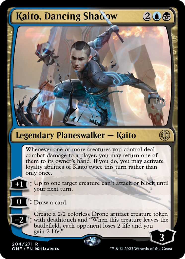 Kaito, Dancing Shadow (Promo Pack) [Phyrexia: All Will Be One Promos] | Total Play