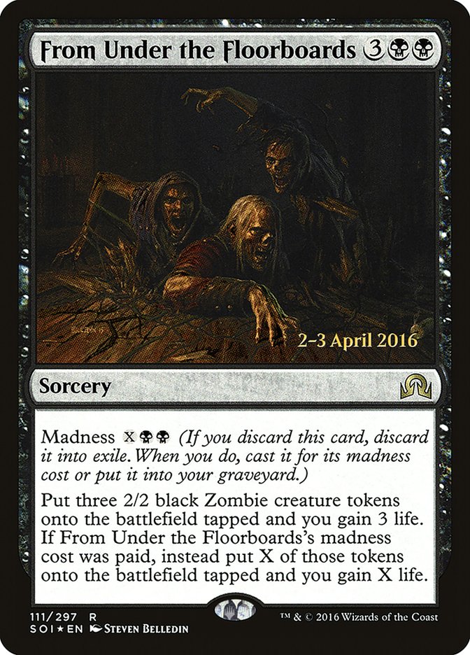 From Under the Floorboards [Shadows over Innistrad Prerelease Promos] | Total Play