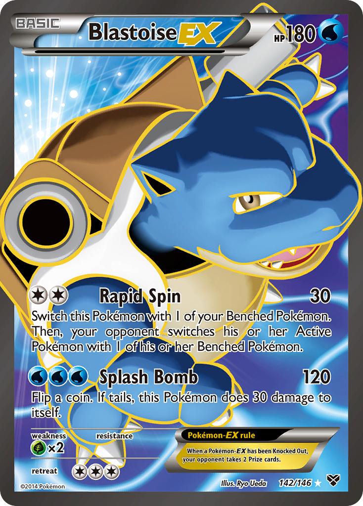 Blastoise EX (142/146) [XY: Base Set] | Total Play