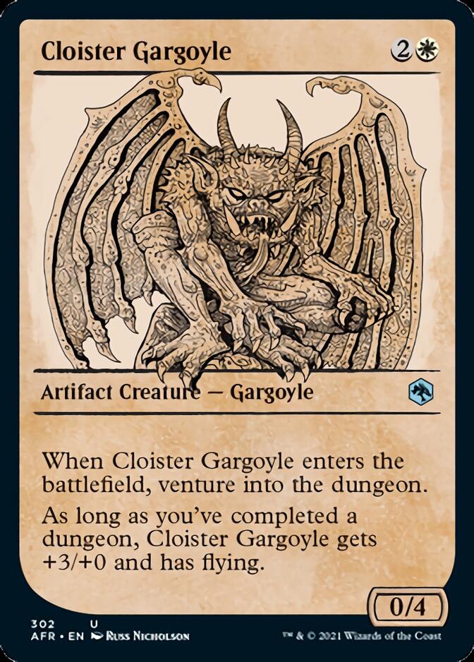 Cloister Gargoyle (Showcase) [Dungeons & Dragons: Adventures in the Forgotten Realms] | Total Play