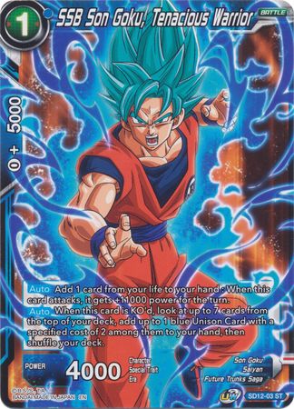 SSB Son Goku, Tenacious Warrior (Starter Deck - Spirit of Potara) (SD12-03) [Rise of the Unison Warrior] | Total Play