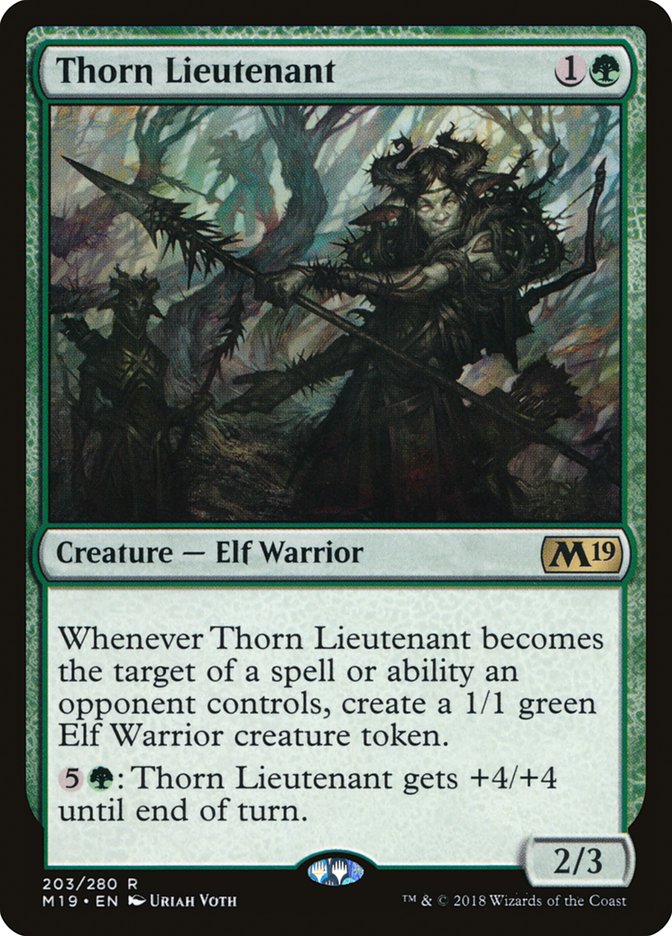 Thorn Lieutenant [Core Set 2019] | Total Play