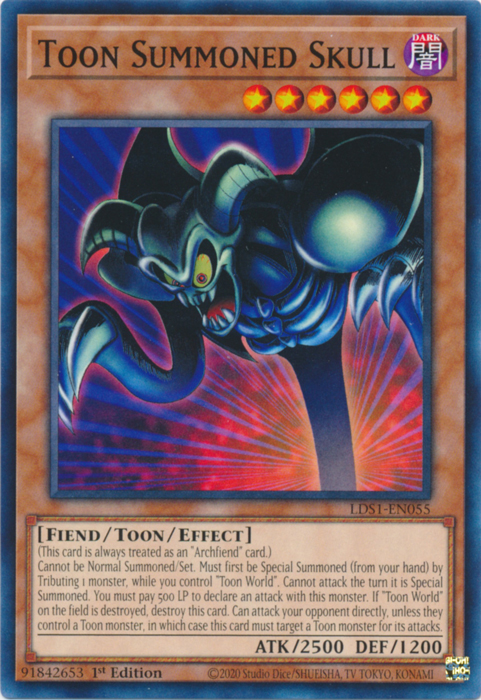 Toon Summoned Skull [LDS1-EN055] Common | Total Play