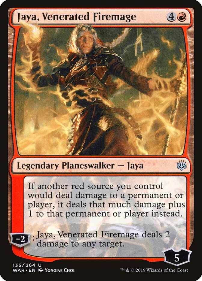 Jaya, Venerated Firemage [War of the Spark] | Total Play