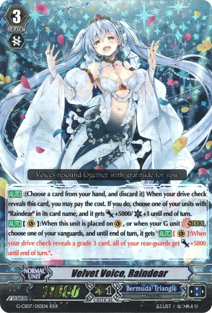 Velvet Voice, Raindear (G-CB07/010EN) [Divas' Festa] | Total Play