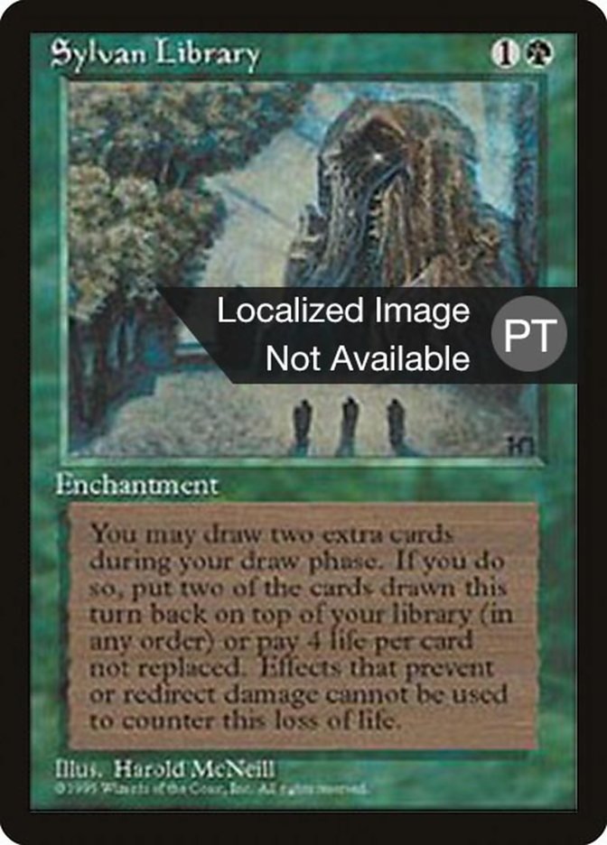 Sylvan Library [Fourth Edition (Foreign Black Border)] | Total Play