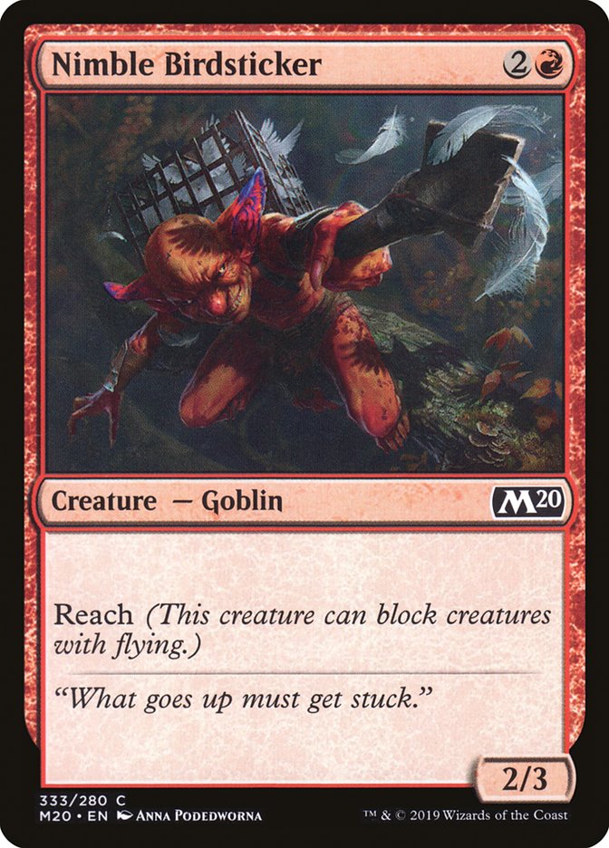 Nimble Birdsticker [Core Set 2020] | Total Play