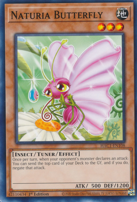 Naturia Butterfly [HAC1-EN108] Common | Total Play