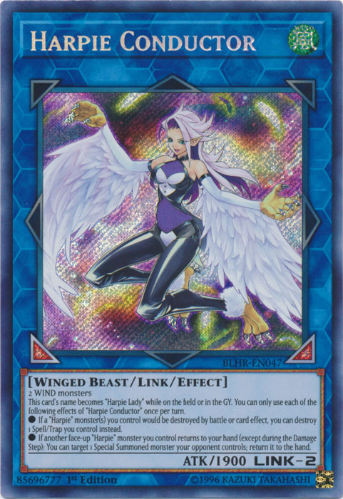 Harpie Conductor [BLHR-EN047] Secret Rare | Total Play