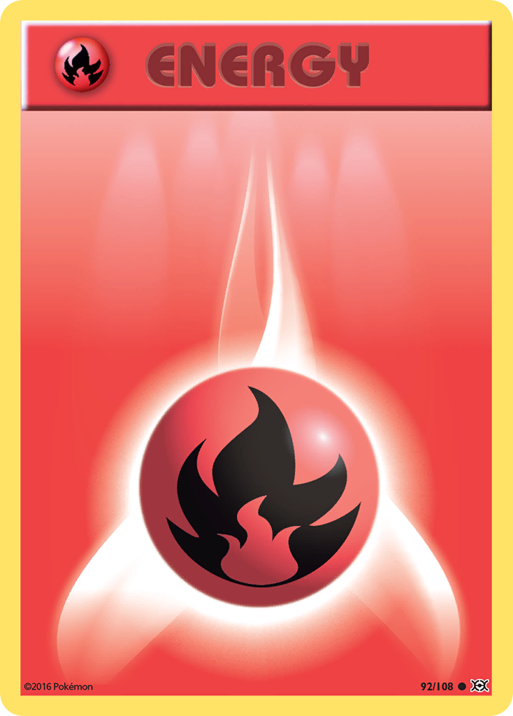 Fire Energy (92/108) [XY: Evolutions] | Total Play