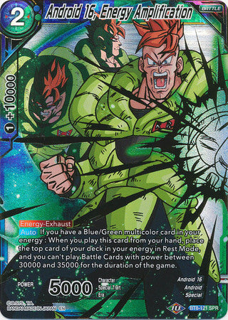 Android 16, Energy Amplification (SPR) (BT8-121) [Malicious Machinations] | Total Play