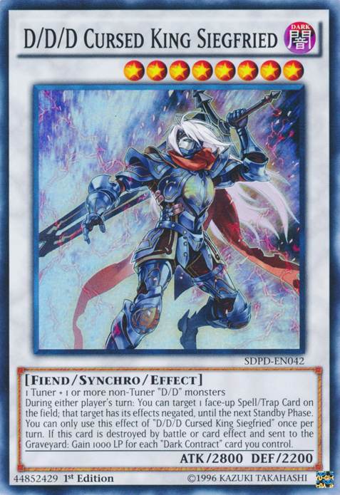 D/D/D Cursed King Siegfried [SDPD-EN042] Super Rare | Total Play