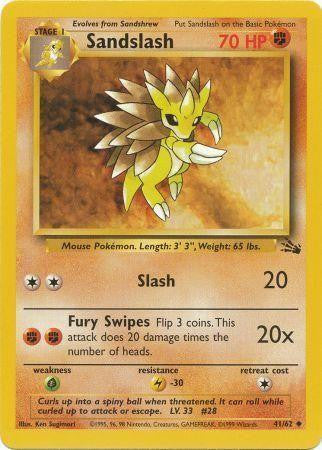 Sandslash (41/62) [Fossil Unlimited] | Total Play