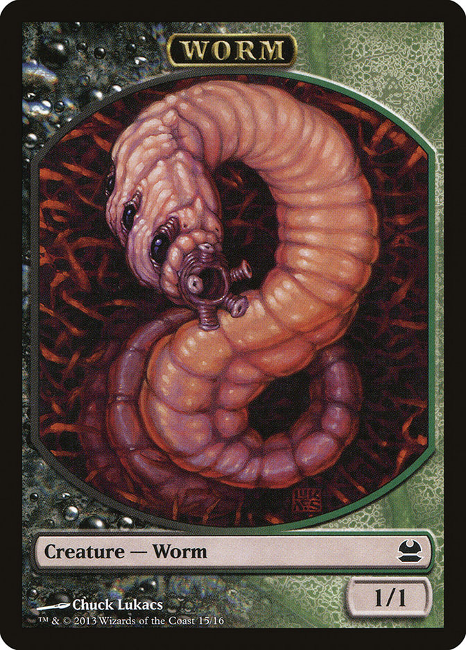 Worm Token [Modern Masters Tokens] | Total Play