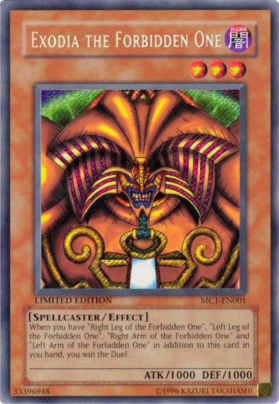 Exodia the Forbidden One [MC1-EN001] Secret Rare | Total Play