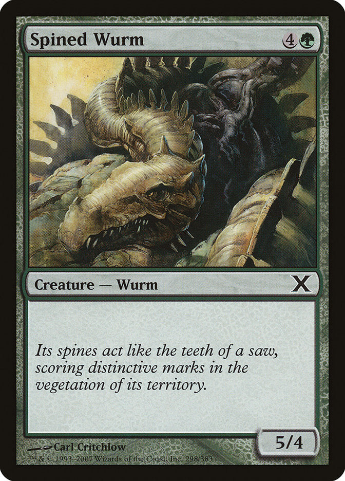 Spined Wurm [Tenth Edition] | Total Play