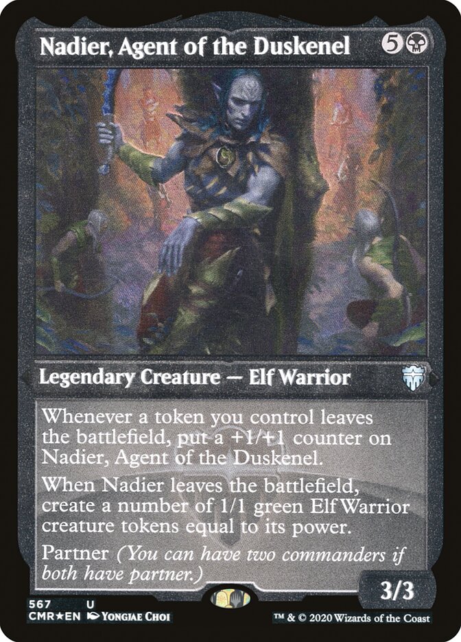 Nadier, Agent of the Duskenel (Etched) [Commander Legends] | Total Play