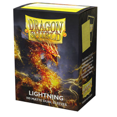 Dragon Shield: Standard 100ct Sleeves - Lightning (Dual Matte) | Total Play