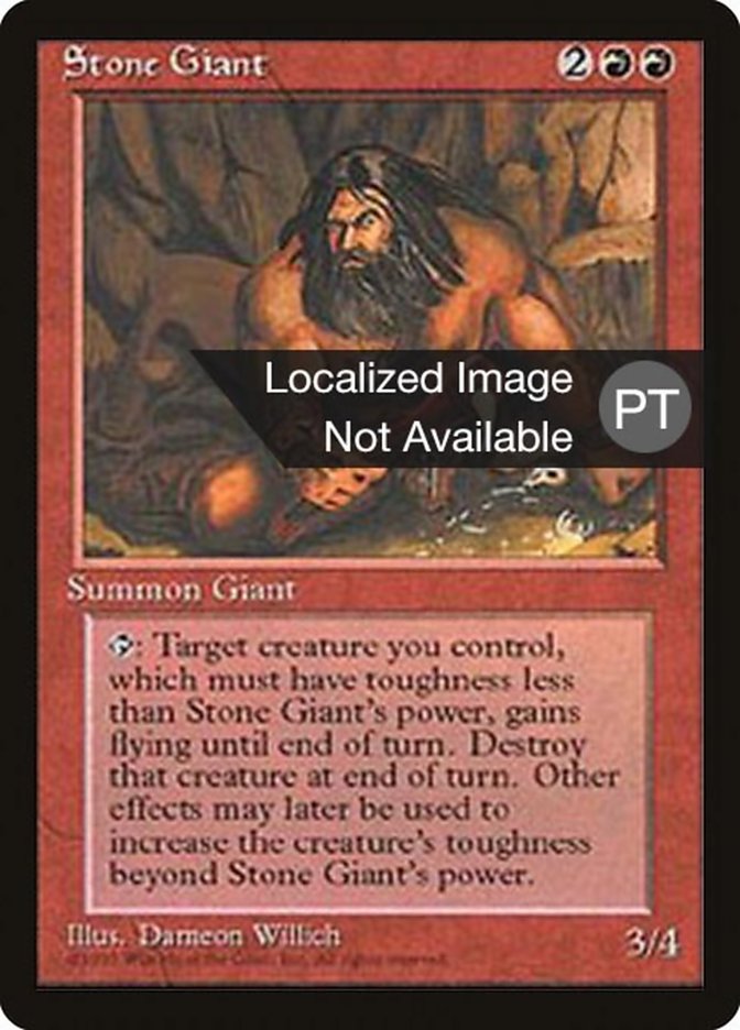 Stone Giant [Fourth Edition (Foreign Black Border)] | Total Play