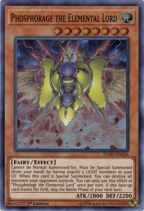 Phosphorage the Elemental Lord [FLOD-EN026] Super Rare | Total Play