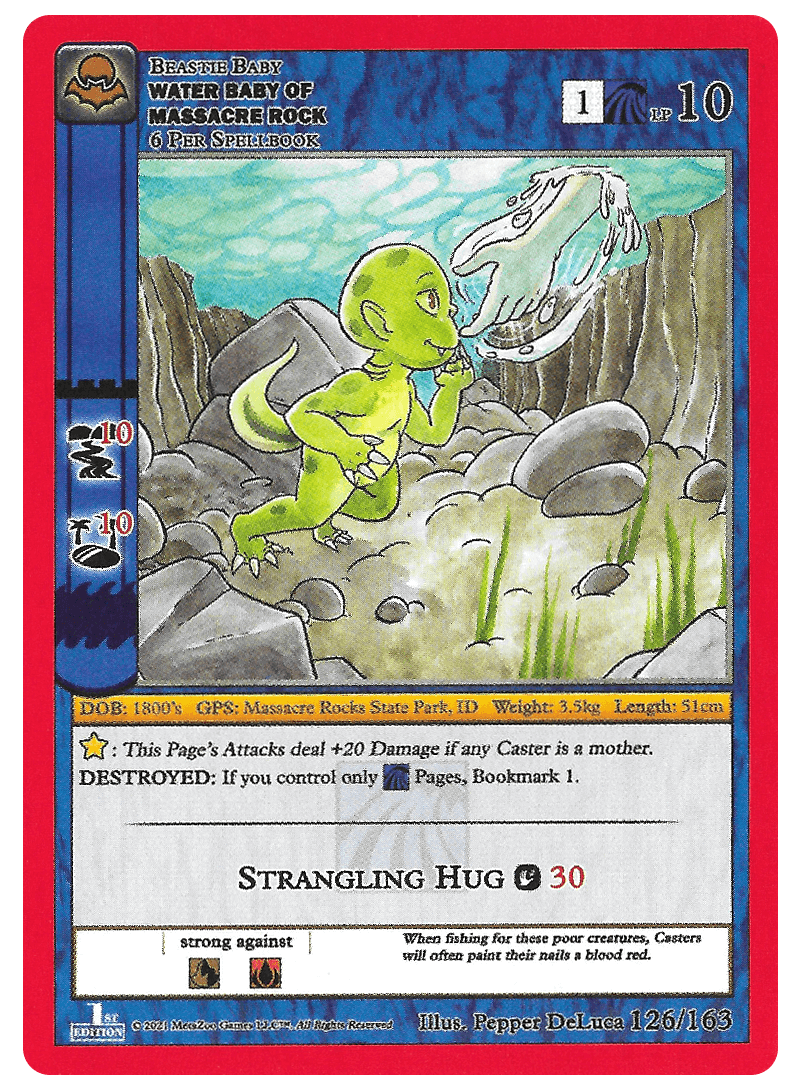 Water Baby Of Massacre Rock [Cryptid Nation: Nightfall First Edition] | Total Play