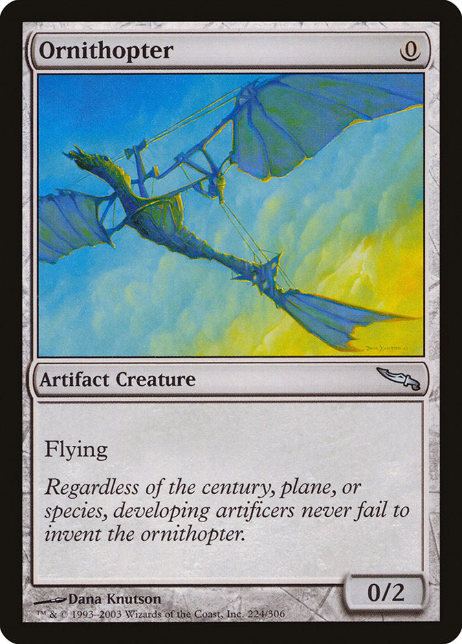Ornithopter [Mirrodin] | Total Play
