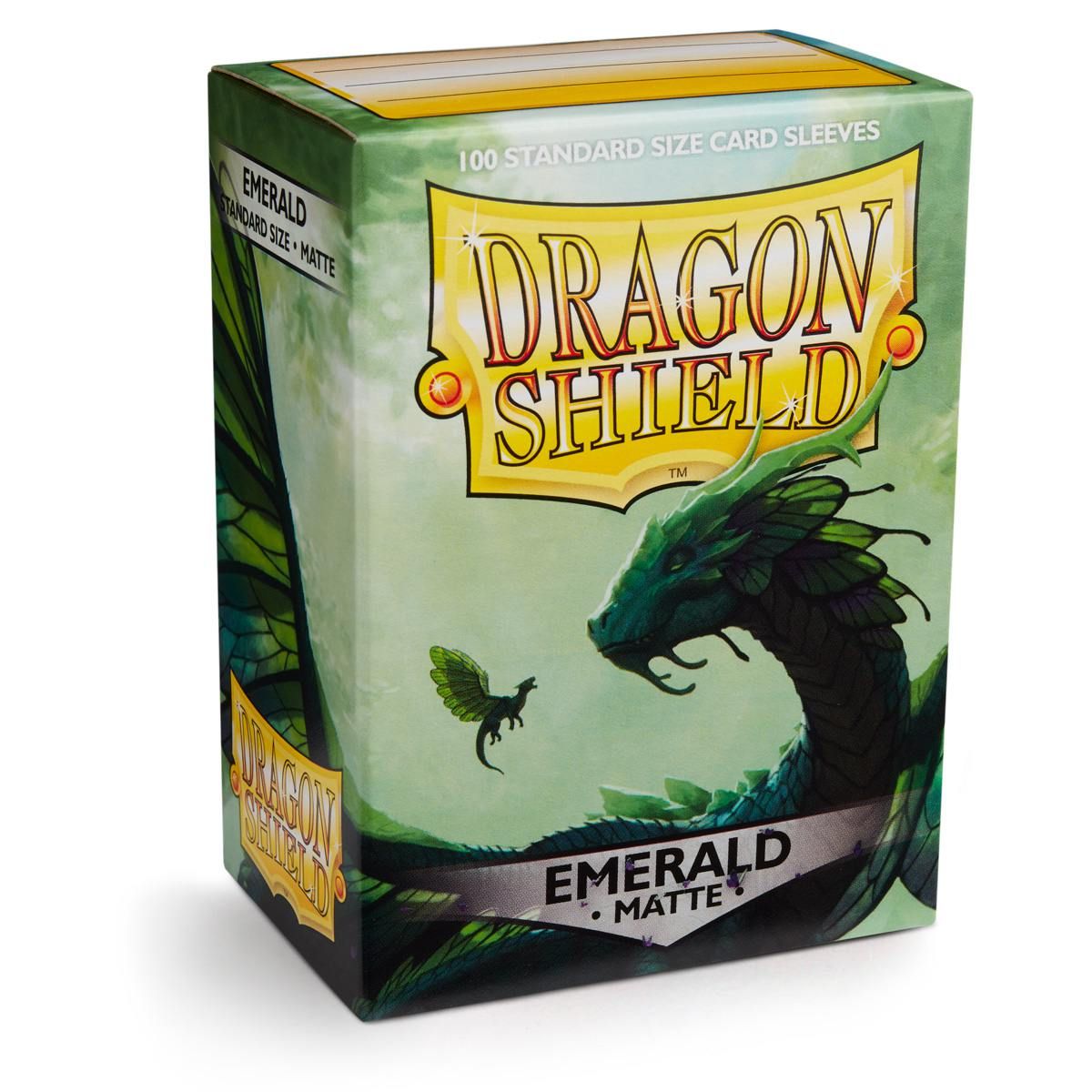 Dragon Shield: Standard 100ct Sleeves - Emerald (Matte) | Total Play