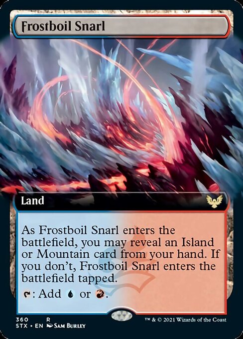 Frostboil Snarl (Extended Art) [Strixhaven: School of Mages] | Total Play