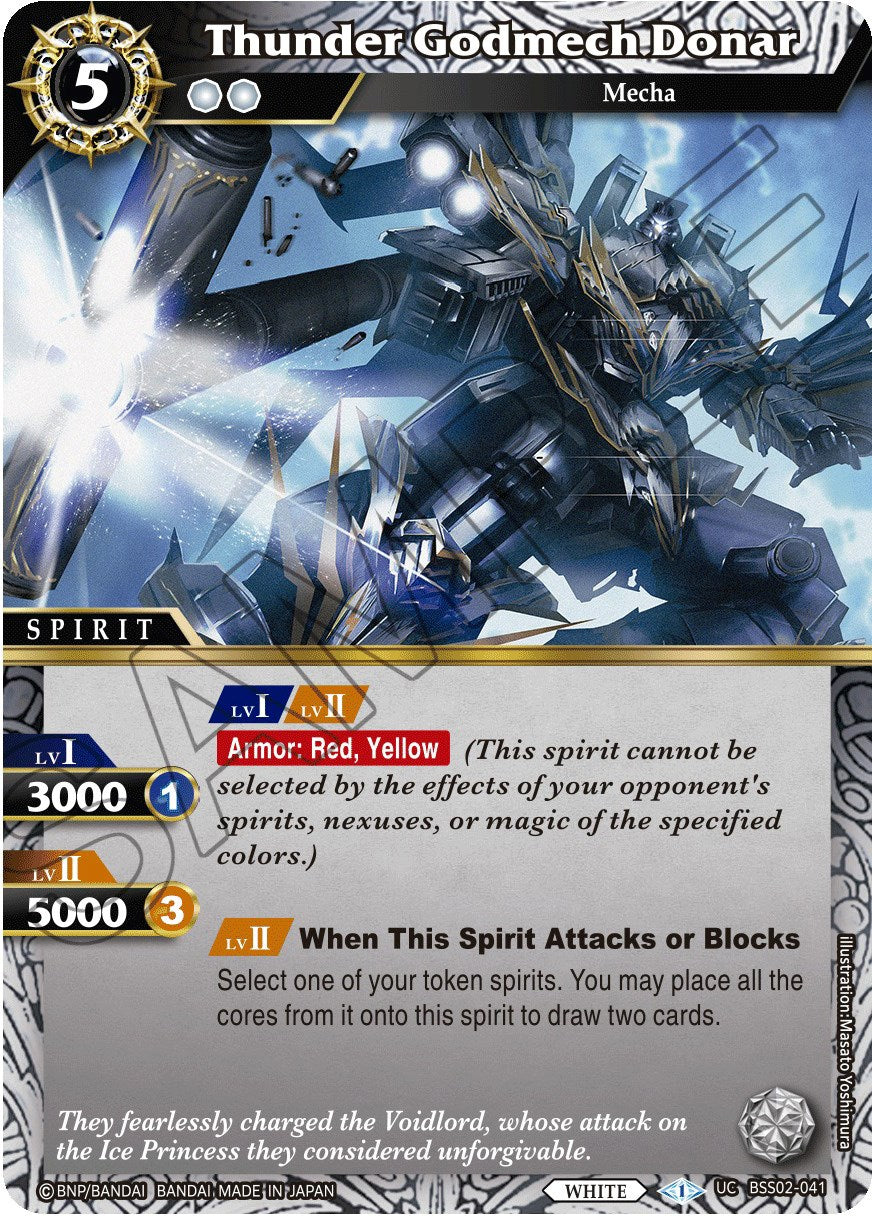 Thunder Godmech Donar (BSS02-041) [False Gods] | Total Play