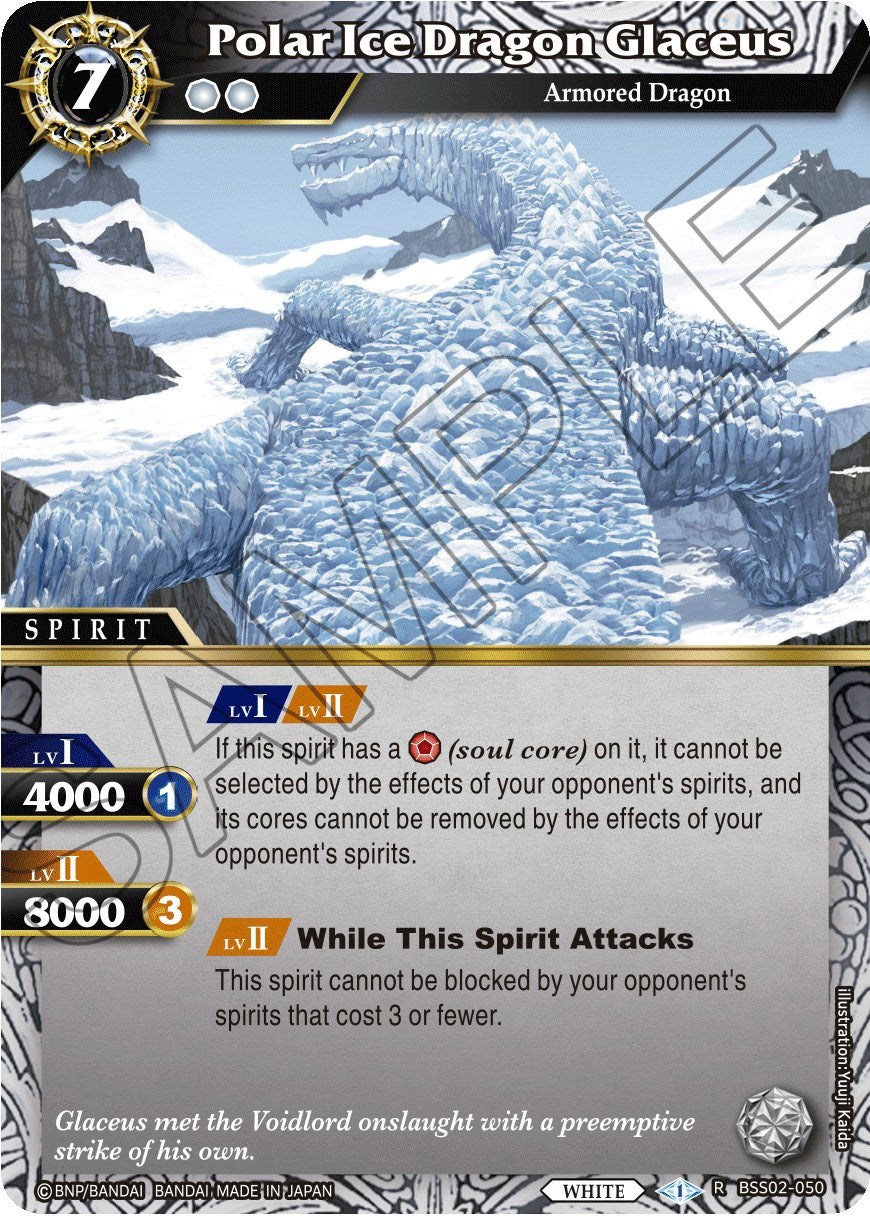 Polar Ice Dragon Glaceus (BSS02-050) [False Gods] | Total Play