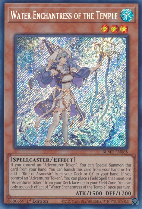 Water Enchantress of the Temple [BLMR-EN065] Secret Rare | Total Play