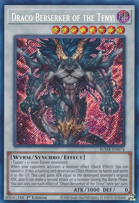 Draco Berserker of the Tenyi [BLMR-EN074] Secret Rare | Total Play